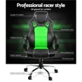 thumbnail image 4 of Racing Style PU Leather Office Desk Chair - Green, 4 of 14