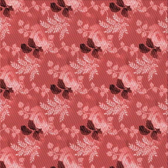Ahgly Company Machine Washable Indoor Square Transitional Red Area Rugs, 5' Square