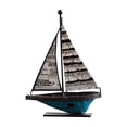 thumbnail image 1 of Decoración de velero, regalo decorativo, colección de arte, modelo de velero retro de buena suerte 115 x 4 x 16 cm, 1 of 9