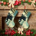 thumbnail image 6 of Lsque Bull Charging Through Waves Pattern 18 Inch Christmas Stockings, Festive Holiday Stocking for Christmas Decorations Holiday Decor, 6 of 7
