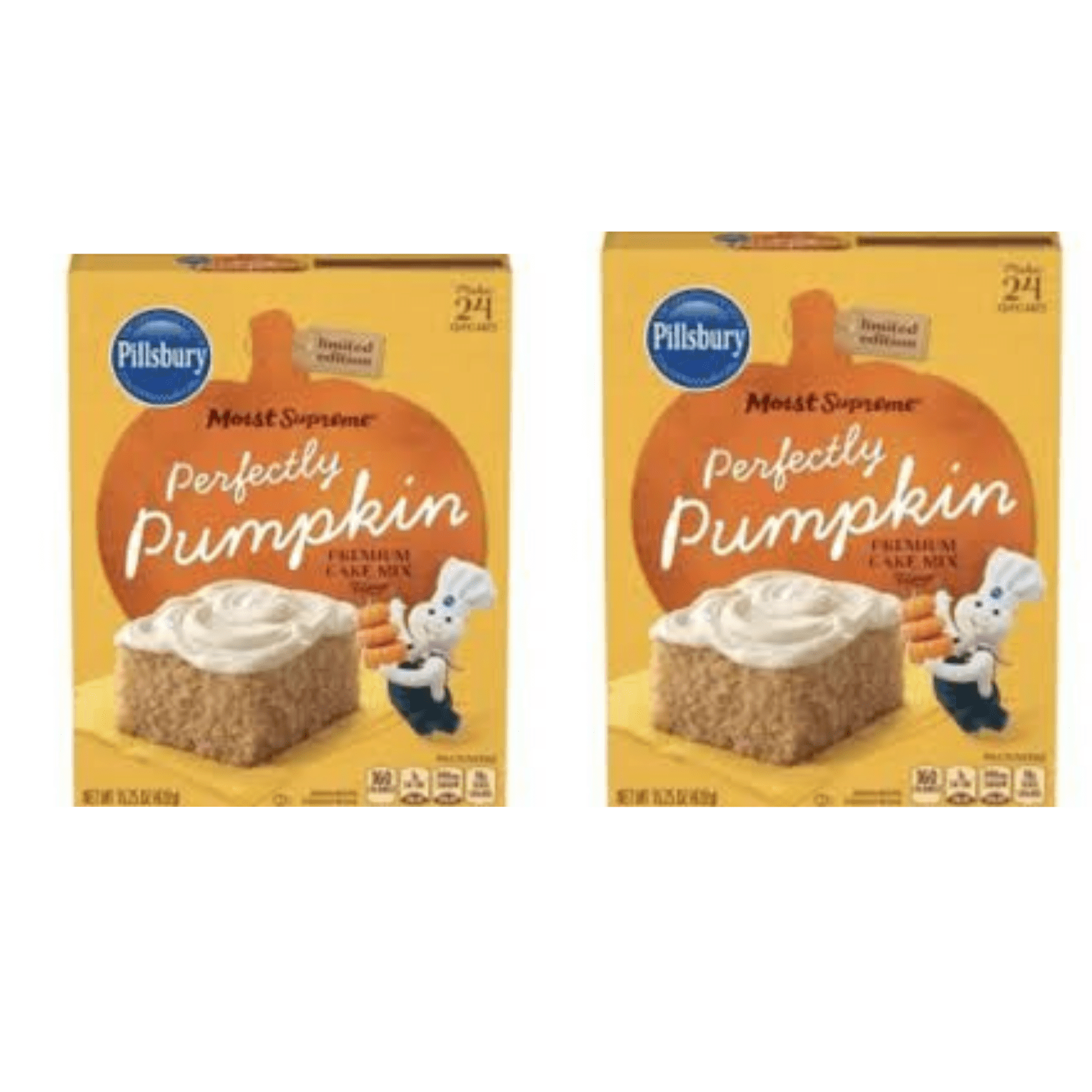 Pillsbury Perfectly Pumpkin Cake Mix, Limited Edition 15.25 Oz