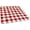 Crimson White Lattice, variant on Buffalo Plaid Square Fitted Polyester Tablecloth, Crimson White Lattice Elastic Edge Decorative Table Cloth, Waterproof Oil & Dust Proof Table Clothes For Family Festival Party Use, Fits 36"x36" Table