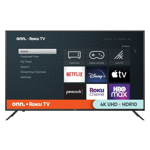 Rénové - ONN. 50&quot; Classe 4K (2160P) Roku Smart LED TV (100012585)