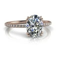 thumbnail image 2 of 2.34 Ct Stunning Oval Diamond Bridal Rings for Women Solid 14K Rose Gold, 2 of 7