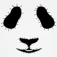thumbnail image 3 of CafePress - Stitched Panda Face Baseball Jersey - Kids Cotton Baseball Jersey, 3/4 Sleeve Shirt, 3 of 4