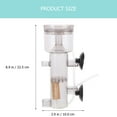 thumbnail image 5 of HERFIER Fish Tank Protein Skimmer Professional Protein Skimmer Acrylic Saltwater Protein Skimmer 8.84x3.93x3.14in, 5 of 8