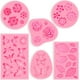 thumbnail image 1 of molde de arcilla rosa 6 moldes para fondant, mini moldes de flores, moldes de mariposa, moldes de arcilla rosa. Fason HMHZ1699, 1 of 5