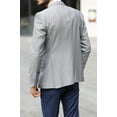 thumbnail image 2 of Men's Jacket, Slim Fit Wool Stylish Handmade Classic Design Grey Jacket, 2 of 5