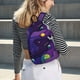 thumbnail image 5 of Balery Astronaut Mochila Clásica Impresa Básica para Viaje, Mochila Escolar Resistente al Agua, Mochila de Lona con Correas Ajustables-Small, 5 of 5