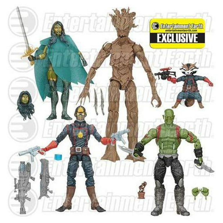 Marvel Marvel Legends Guardians of the Galaxy Comic Edition Exclusive  Action Figure 5-Pack Groot, Drax, Rocket, Star Lord, Gamora Baby Groot  Hasbro - ToyWiz