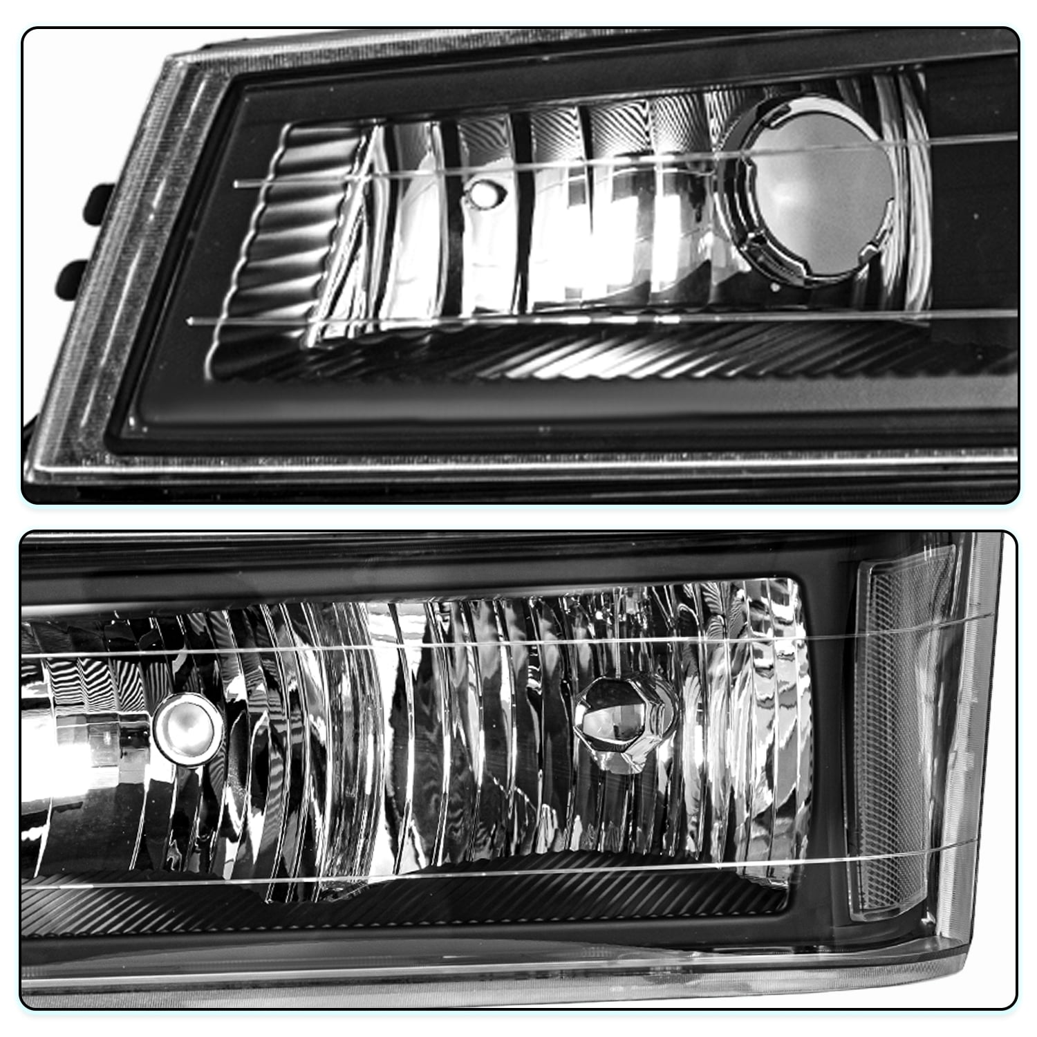 Headlight Assembly For 2004-2012 Chevy Colorado Canyon Bumper Headlamp 04-12