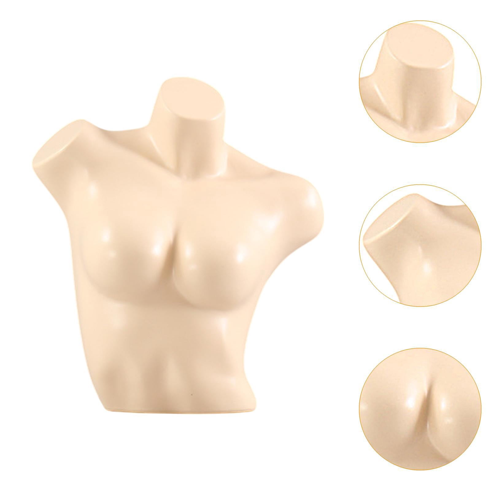 Milageto Female Mannequin Bra Mannequin for Craft Shows Clothing Store Lingerie Cloakroom