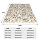 thumbnail image 3 of Fotbe Floral Manta de Franela Acolchonada con Estampado, Súper Suave y Esponjosa, Extra Grande para Sofá, Cama, Uso Todo el Año-40"x30", 3 of 7