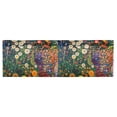 thumbnail image 6 of Yayeee Kitchen Valance Rod Pocket 54" x 18" Living Room Window Curtain, White Floral Garden, 6 of 6