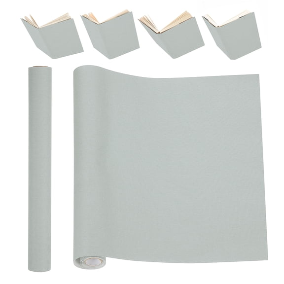 Uxcell Book Binding Cloth, 51 x 11 Inches Book Cloth for Repairing and Binding, Beige Gray