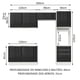 thumbnail image 3 of Cocina Integral Completa Modular Madesa Lux 260cm BN 05, 3 of 5