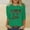Green, variant on mihongmao Plus Size Valentine Shirts for Women Valentine's Printed Crew Neck 3/4 Sleeve T-shirt Loose Purple L