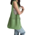 thumbnail image 2 of Ediodpoh Women Spring Summer Portable Retro Hollow Knitted Handheld One Shoulder Vest Bag Green, 2 of 4