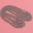 thumbnail image 3 of MasteelfCA 3 Meters Length Ball Chain 4.5MM Diameter with 10 Matching Connectors (Silver), 3 of 7