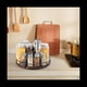 thumbnail image 5 of Organizador Giratorio de Madera Antideslizante para Gabinete, Despensa, Encimera de Cocina, Refrigerador, Especiero, Negro Carbonizado, 5 of 7