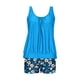 thumbnail image 4 of Traje de baño tankini para mujer Conjunto de estampado de moda para mujer Traje de baño deportivo de dos piezas para mujer Conjunto de traje de baño con pantalones cortos Traje de baño de dos piezas p, 4 of 6
