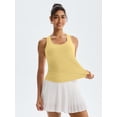 thumbnail image 4 of RUNNING GIRL Women’s Open Back Workout Tank Top Sleeveless Athletic Tennis Shirt Yoga Running Top Sportswear, 4 of 7