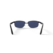 PRX Clawz Men’s Fashion Sunglasses in Matte Brown, Square, Metal, 62-16-130, with Case