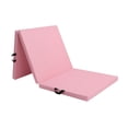 thumbnail image 3 of Esterilla fitness, almohadilla equilibrio para gimnasia con asas transporte, para ejercicios core, antideslizante, gruesa, portátil, para rosa claro, 3 of 8