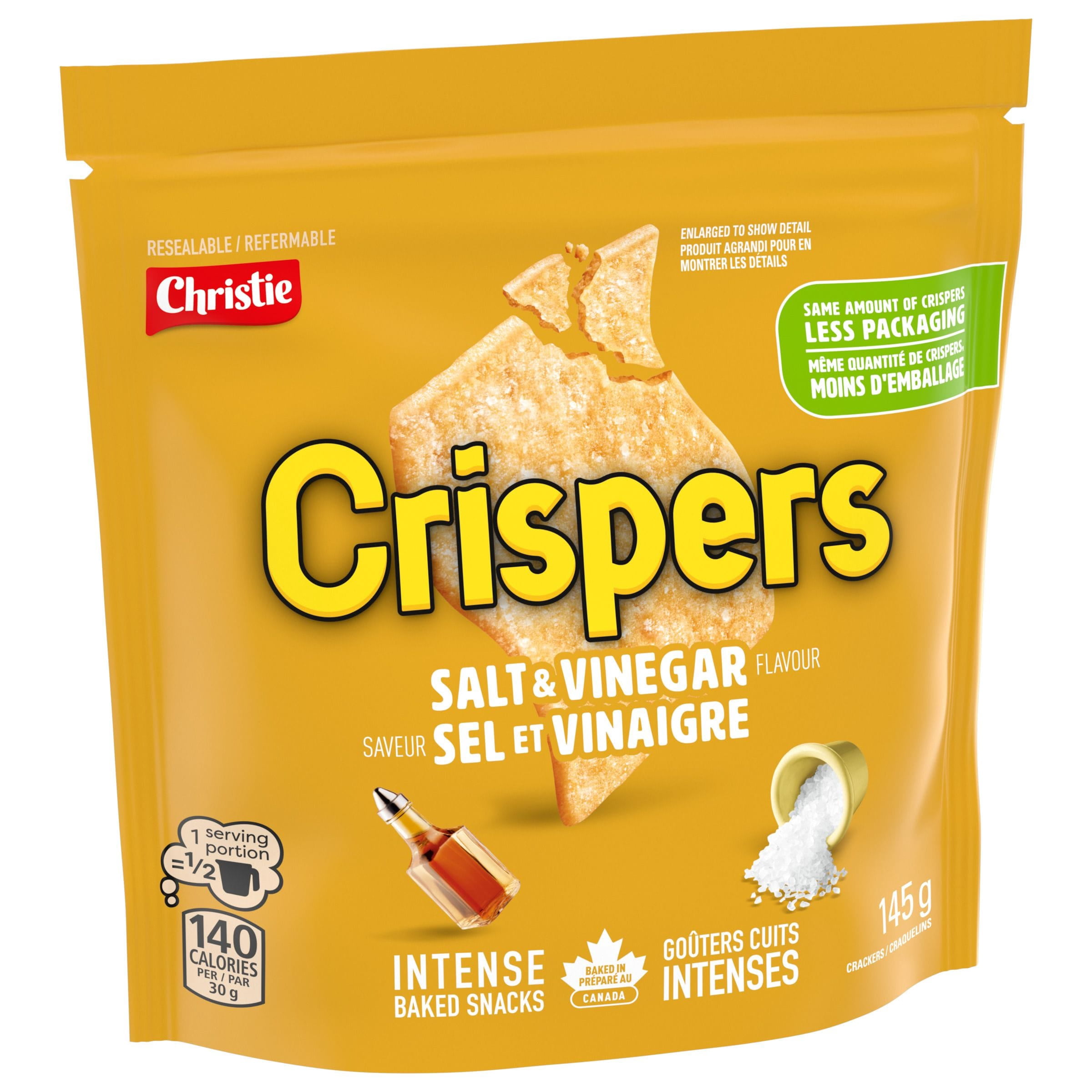 Crispers, Salt and Vinegar Flavour, Salty Snacks, Is It a Chip or a Cracker