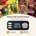thumbnail image 3 of OSTBA Food Dehydrator Machine, 8-Tray Digital Food Dryer with Timer and Temperature Control, 240W Electric Jerky Maker for Fruit, Vegetable, Meat, Dog Treats, BPA-Free, Includes Mesh Sheets & Fr, 3 of 8