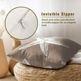 thumbnail image 4 of Summer Gray Starfish Throw Pillow Cover 16x16 Inch Pack of 2 Grey White Beach Sea Star Cushion Pillow Case Square Cotton Nautical Coastal Pillowcase for Party Bed Sofa Home Car Bedroom Outdoor, 4 of 6