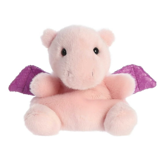 Aurora - Mini Pink Palm Pals - 4" Aria Pink Dragon - Adorable Stuffed Animal