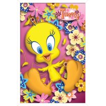 Looney Tunes - Tweety Bird - Power Wall Poster, 14.725" x 22.375", Framed