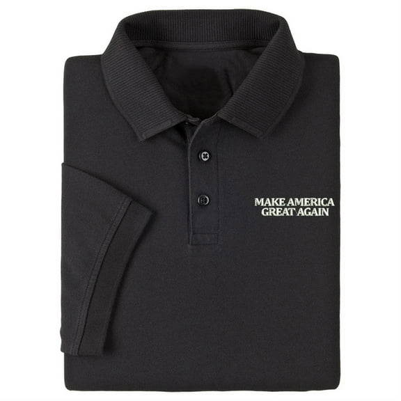Mens Polo Shirts Short Sleeve Make America Great Again Embroidered Casual Polo Shirts