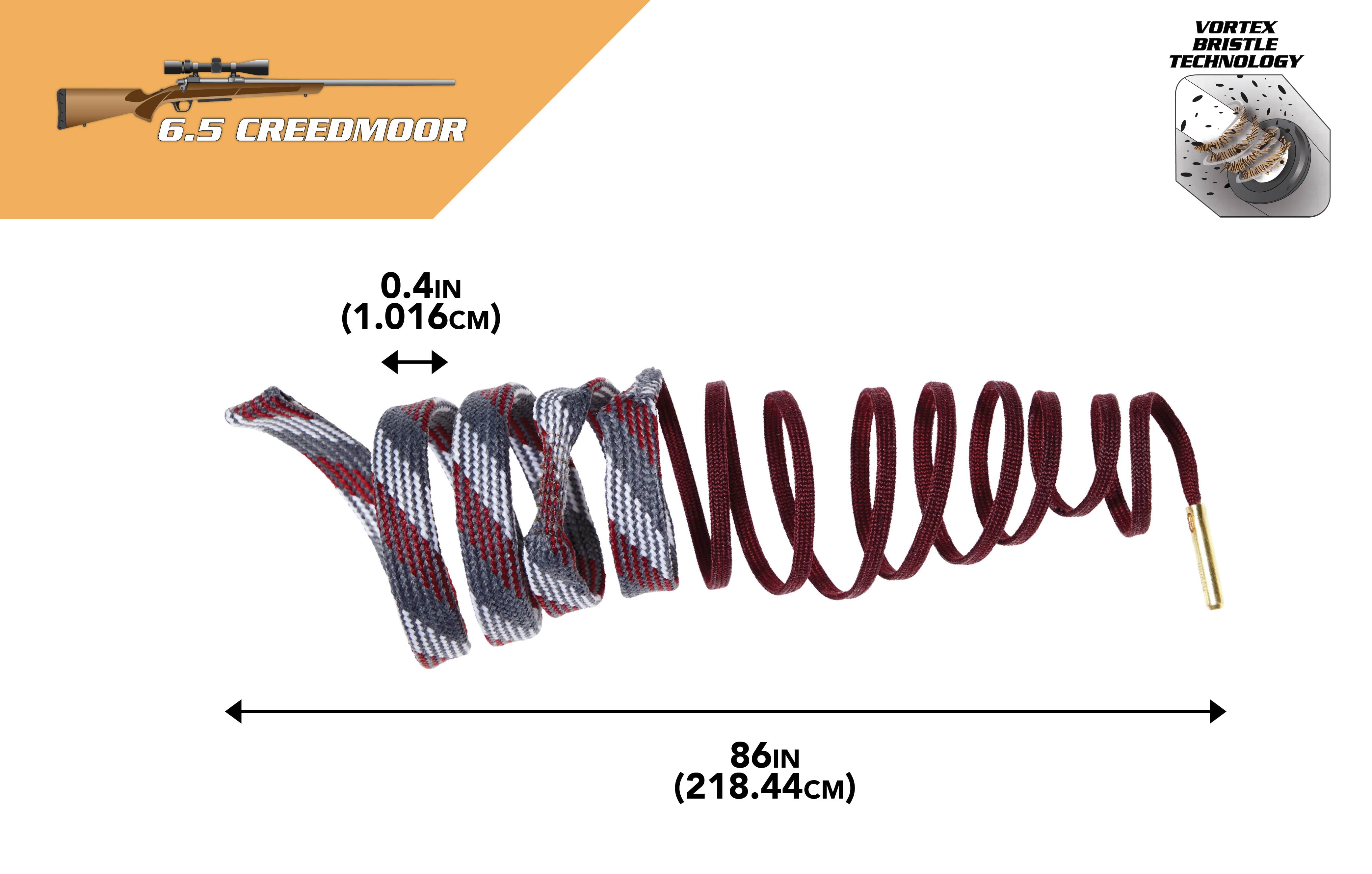 Bore-Nado Firearm Barrel Cleaning Rope by Allen Company, 6.5 mm, Multi, n/a, .27 / .264 Caliber