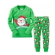 thumbnail image 1 of Conjunto de pijamas navideños para niños, ropa de Mickey, ropa de dormir para niños, Pijamas de dibujos animados de algodón para bebés, pijamas de invierno y otoño 130 7T Gao Jinjia LED, 1 of 2