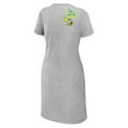 thumbnail image 3 of Women's WEAR by Erin Andrews Heather Gray Oregon Ducks Knotted T-Shirt Dress, 3 of 3