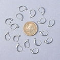 thumbnail image 3 of 20pc Elite 20pcs 304L Stainless Steel Lever Back Hoop Earrings Stainless Steel Color 15x10mm, 3 of 6