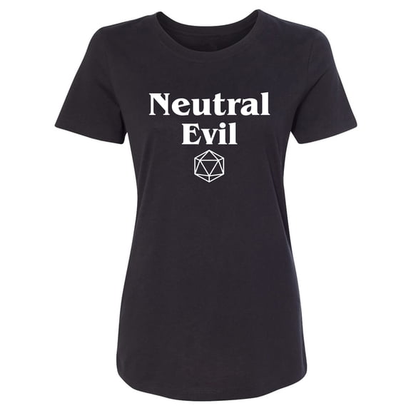 Neutral Evil Womens crewneck tee