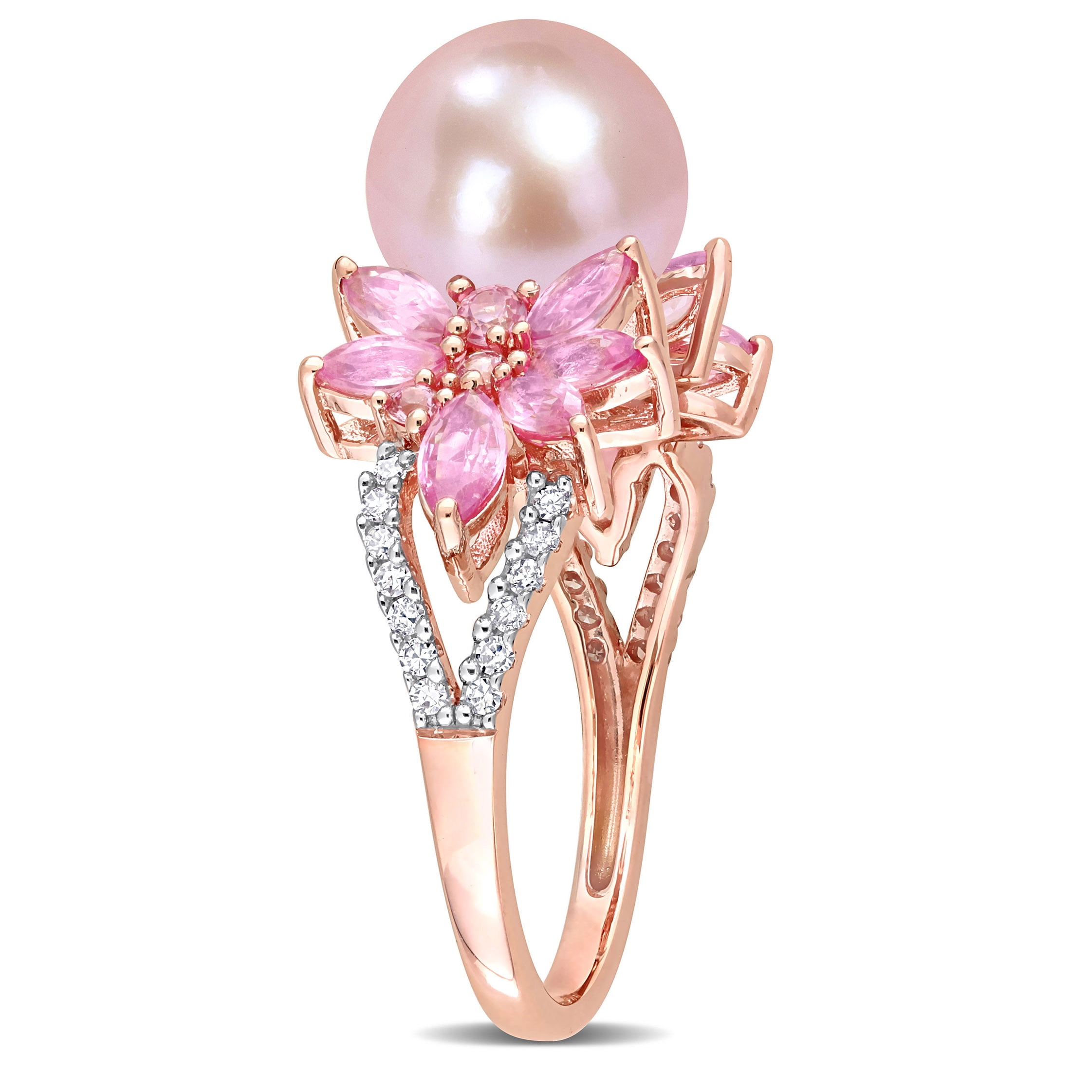 Everly Women's Cultured Pearl 14k Rose Gold Ring