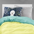 thumbnail image 2 of Carolines Treasures BB5068PILLOWCASE Blue Flowers Bichon Frise Fabric Standard Pillowcase Standard multicolor, 2 of 2
