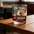thumbnail image 5 of 250th Anniversary Whiskey Glass Set of 2, 7.78 fl oz Patriotic independence Day Drinking Glasses, 4th of July Glass Juice Cups Whiskey Cup for Women Sister Friend Party, 5 of 6