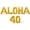 Gold, variant on Letter Balloons - ALOHA 40 16" Inch Alphabet Letters Foil Mylar Balloon 40th Birthday Party Banner (Gold)