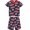 Fire Truck, variant on QEFJNO 2-8Y Kids Boys Cotton Pajamas Set 2PCS Short Sleeve Top and Shorts for Toddler Boys Fire Truck Pjs Summer