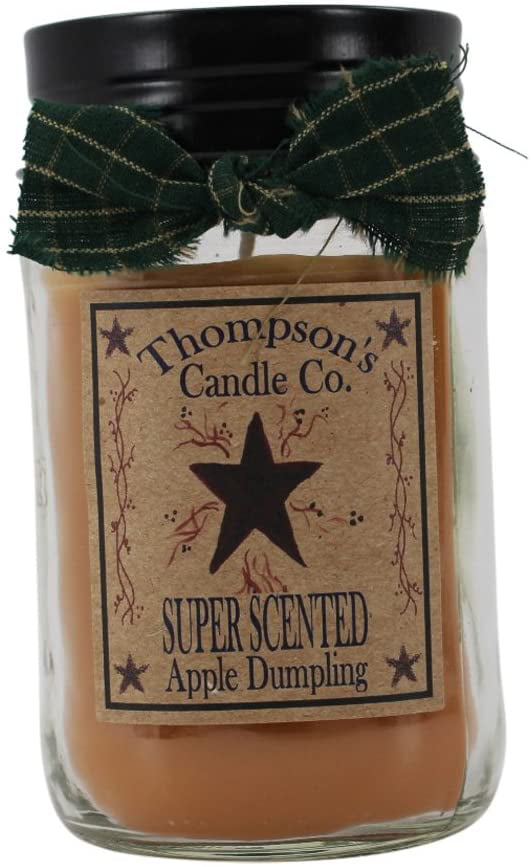 Thompsons Candle Co Apple Dumpling Wooden Wick Candle