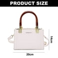 thumbnail image 2 of La bolsa de mensajero retra de las mujeres del bolso de mano del cuero de la PU del bolso de mensajero de la nueva moda, 2 of 5