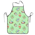 thumbnail image 5 of Uemuo Spring Gnome Printed Bib Apron, Adjustable , Water and Oil Resistant, Cooking Kitchen Chef Apron for Women Men, 5 of 5