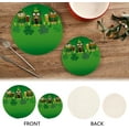 thumbnail image 3 of SKYSONIC 2 pcs Owls Beer Shamrock Rope Pot Holders Trivets, Heat Resistant Trivets,St Patrick's Green Clover Cotton Thread Weave Mats for Hot Pads Pans Pot Bowl Teapot, 3 of 7