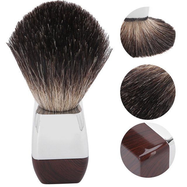 Brocha De Afeitar Para Hombres, Herramienta De Afeitar Con Brocha De Afeitar Para Barba Con De Acero Inoxidable Para El Hogar Para Salón