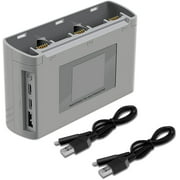 Battery Charging Hub for Two-Way DJI Mavic Mini 2 Mavic Mini SE Drone Battery Charger, Charge 3 Batteries, LCD Digital